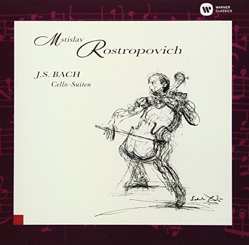 the album cover for Bach / Mstislav Rostropovich - Bach: Cello Suites [Remastered] (Jpn)
