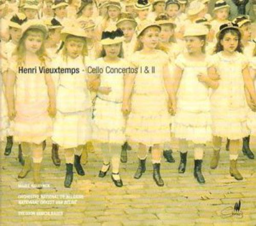 the album cover for National Orchestra Of Belgium - Cello Concertos 1 & 2
