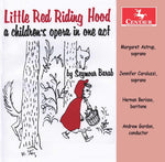 the album cover for Margaret Astrup - Little Red Riding Hood - An Children's Opera