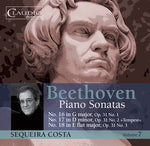 the album cover for Sequeira Costa - Beethoven: Piano Sonatas, Vol. 7