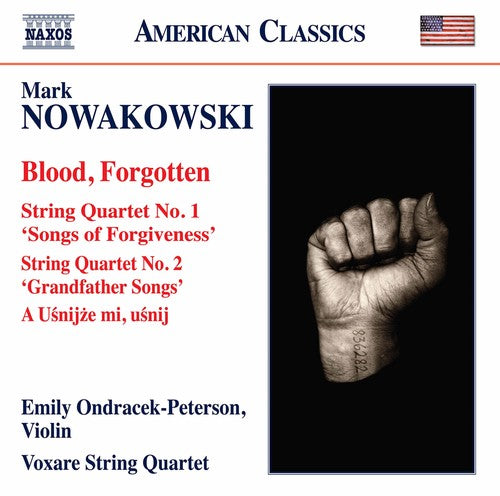 the album cover for Nowakowski - Mark Nowakowski: Blood / Forgotten