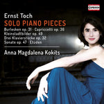 the album cover for Toch / Kokits - Ernst Toch: Solo Piano Pieces