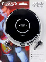 Jensen CD-60R Personal CD Player - 60 Second Anti-Skip - FM Radio (Silver/Black)