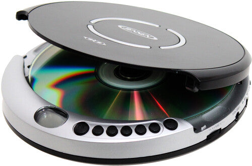 Jensen CD-60R Personal CD Player - 60 Second Anti-Skip - FM Radio (Silver/Black)
