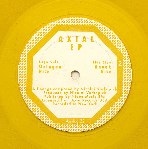 Nico : Axial EP (12", EP, Ora)