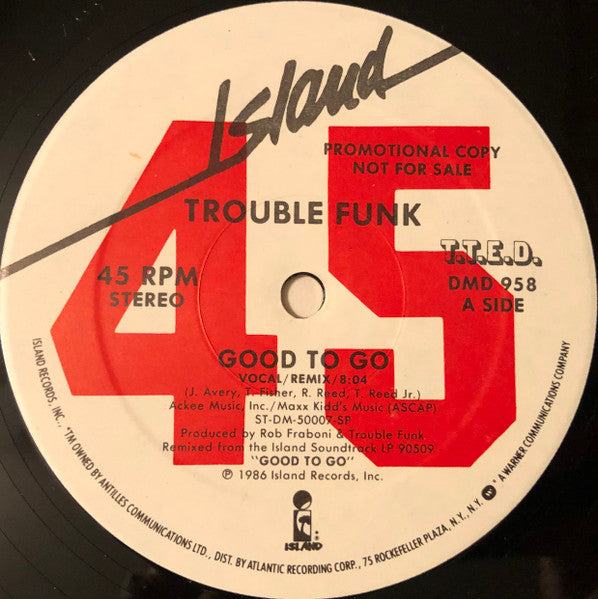 Trouble Funk : Good To Go (12", Promo)