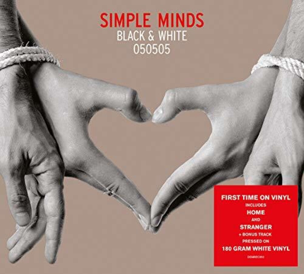 the album cover for Simple Minds - Black & White 050505