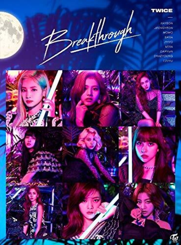 the album cover for TWICE - Breakthrough (Version B) (CD + DVD)