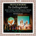 the album cover for Schubert / Heckel / Maag - Die Zwillingsbruder