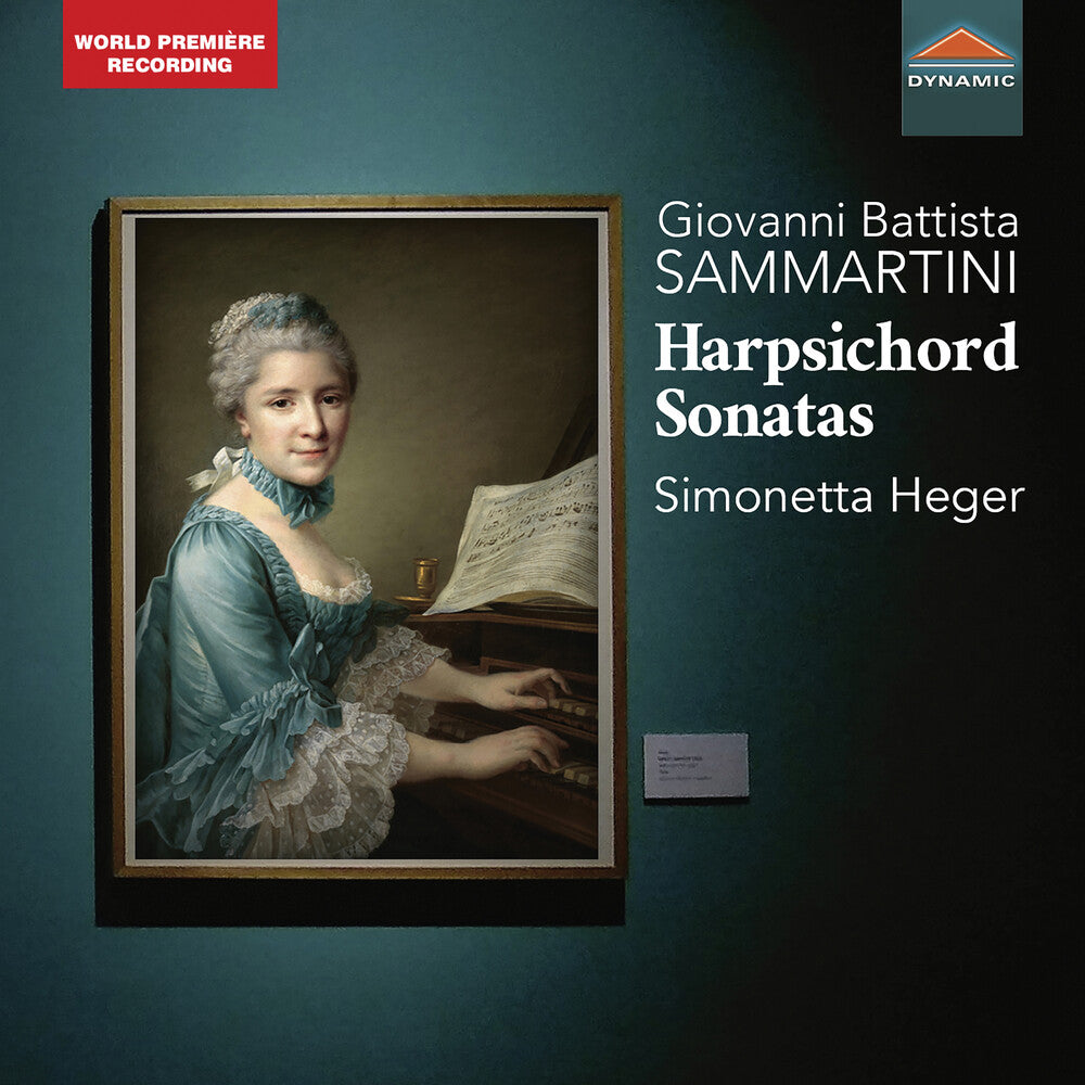 the album cover for Sammartini / Heger - Harpsichord Sonatas