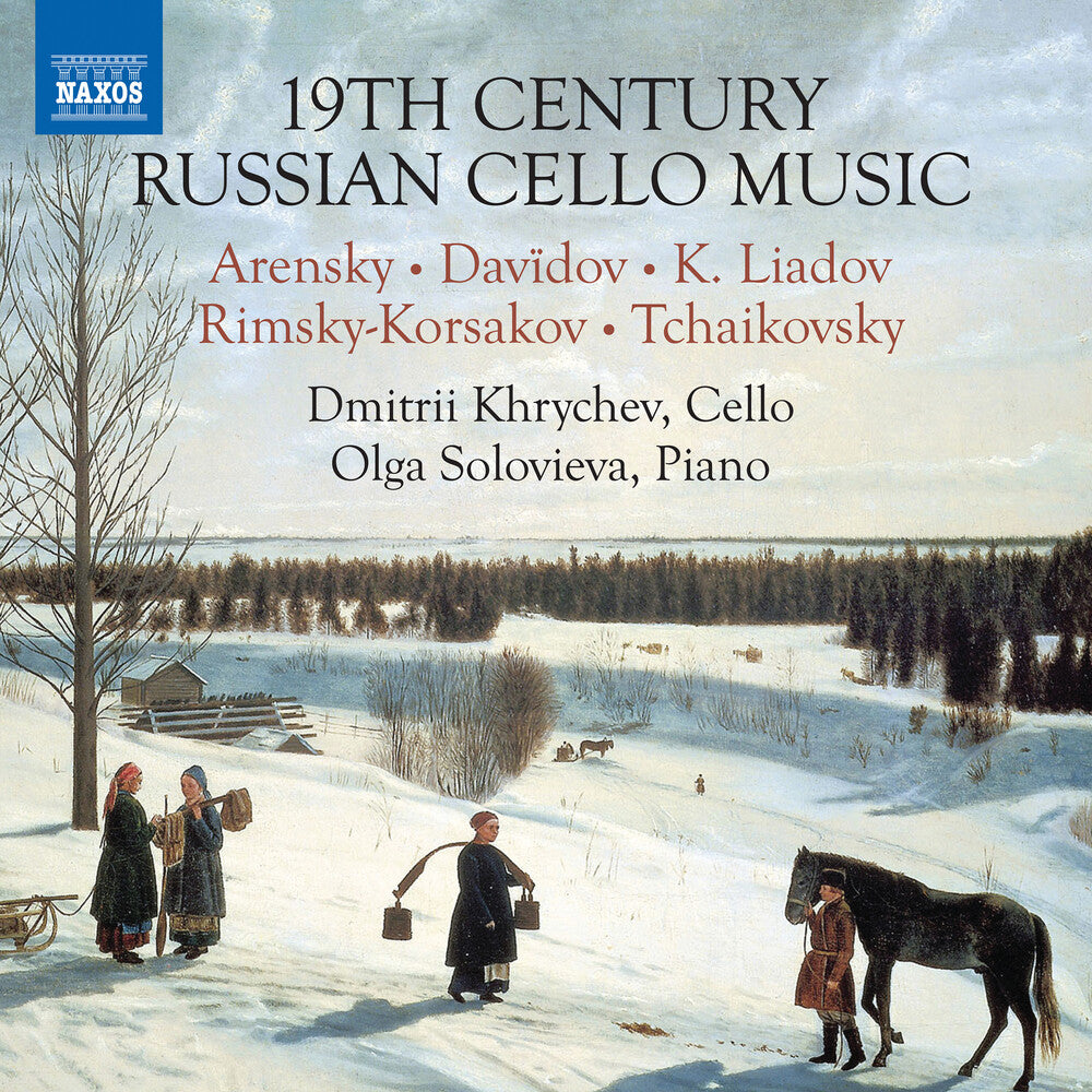 the album cover for 19th C Russian Cello Music / Various - 19th Russian Cello Music