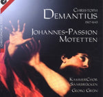 the album cover for Kammerchor Saarbrucken; Georg Grun - German St. John Passion; Six G