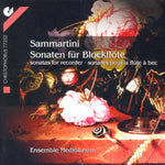 the album cover for Mediolanum Ensemble - Sonatas For Recorder