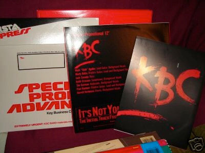 KBC Band (2) : It's Not You, It's Not Me (12", Maxi, Promo)