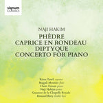 the album cover for Hakim / Tawil / Bary - Naji Hakim: Phedre, Caprice en Rondeau