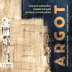 the album cover for Boulez / Mathieu / Arakawa - Argot