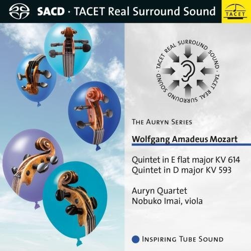the album cover for Mozart / Auryn Quartet - Auryn Series: Mozart: Quintet in E Flat Major