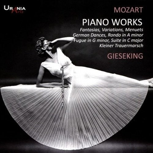 the album cover for Mozart / Gieseking - Mozart: Pia Works