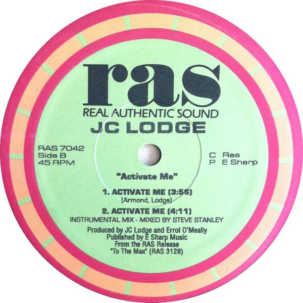 JC Lodge : Activate Me (12")
