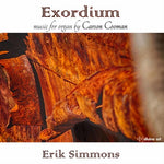 the album cover for Cooman / Simmons - Organ Music By Carson Cooman