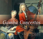 the album cover for J Bach C / Fritzsch / Hofmusik - Gamba Concertos
