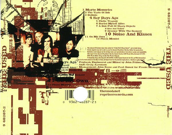 The Used : The Used (CD, Album, Enh, WEA)