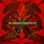the album cover for Die Apokalyptischen Reiter - Der Rote Reiter