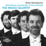 the album cover for Shostakovich / Medici Quartet / Bingham - Octet Pieces / Quartet 8