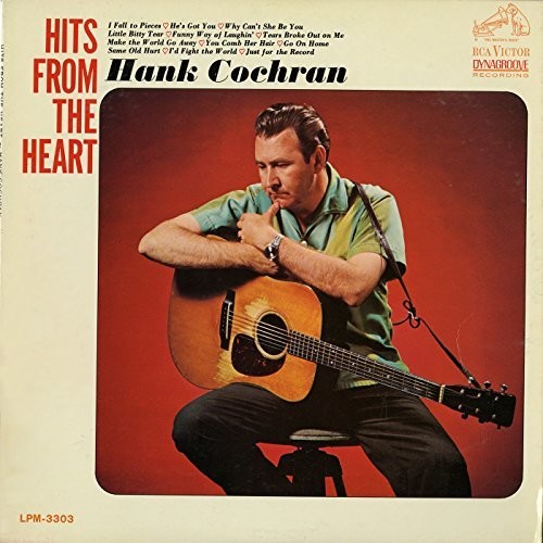 the album cover for Hank Cochran - Hits from the Heart