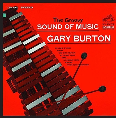 the album cover for Gary Burton - Groovy Sound of Music
