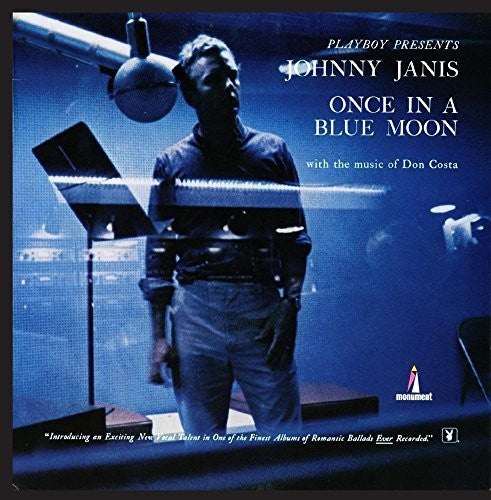 the album cover for Johnny Janis - Playboy Presents: Once In a Blue Moon