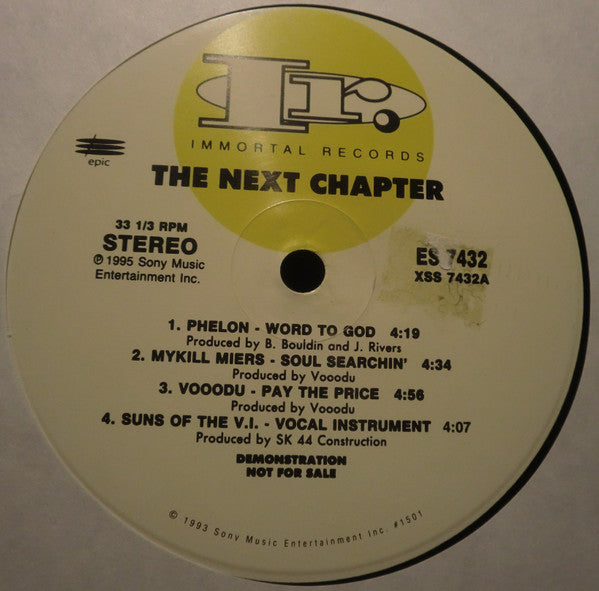 Various : The Next Chapter (2xLP, Comp, Promo, Cle)