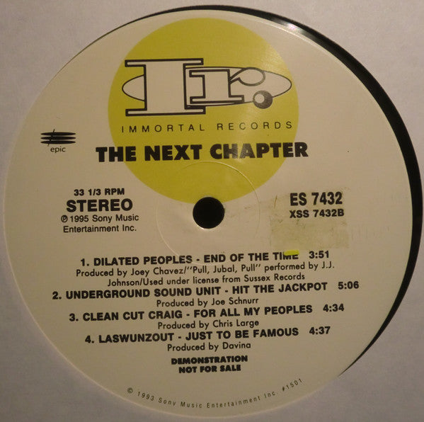 Various : The Next Chapter (2xLP, Comp, Promo, Cle)