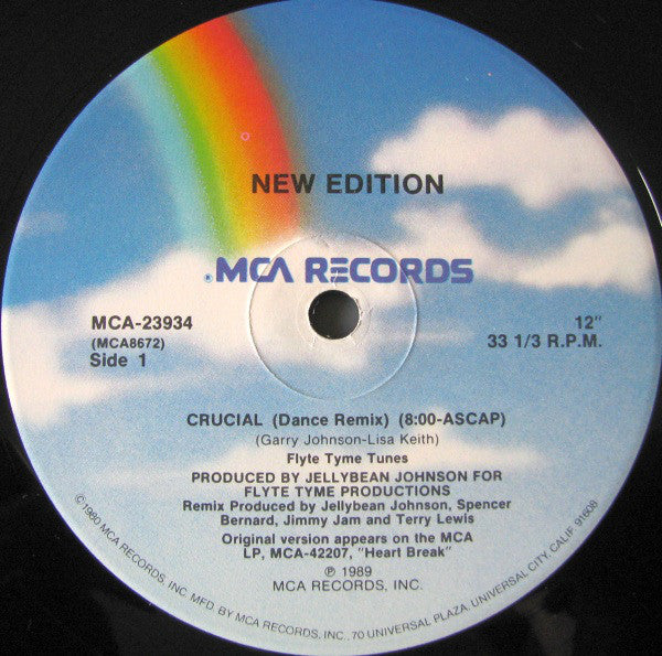 New Edition : Crucial (12", Single)