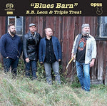 the album cover for B Leon B & Triple Treat - Blues Barn