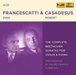 the album cover for Beethoven / Francescatti / Casadesus - Sonatas for Violin & Piano