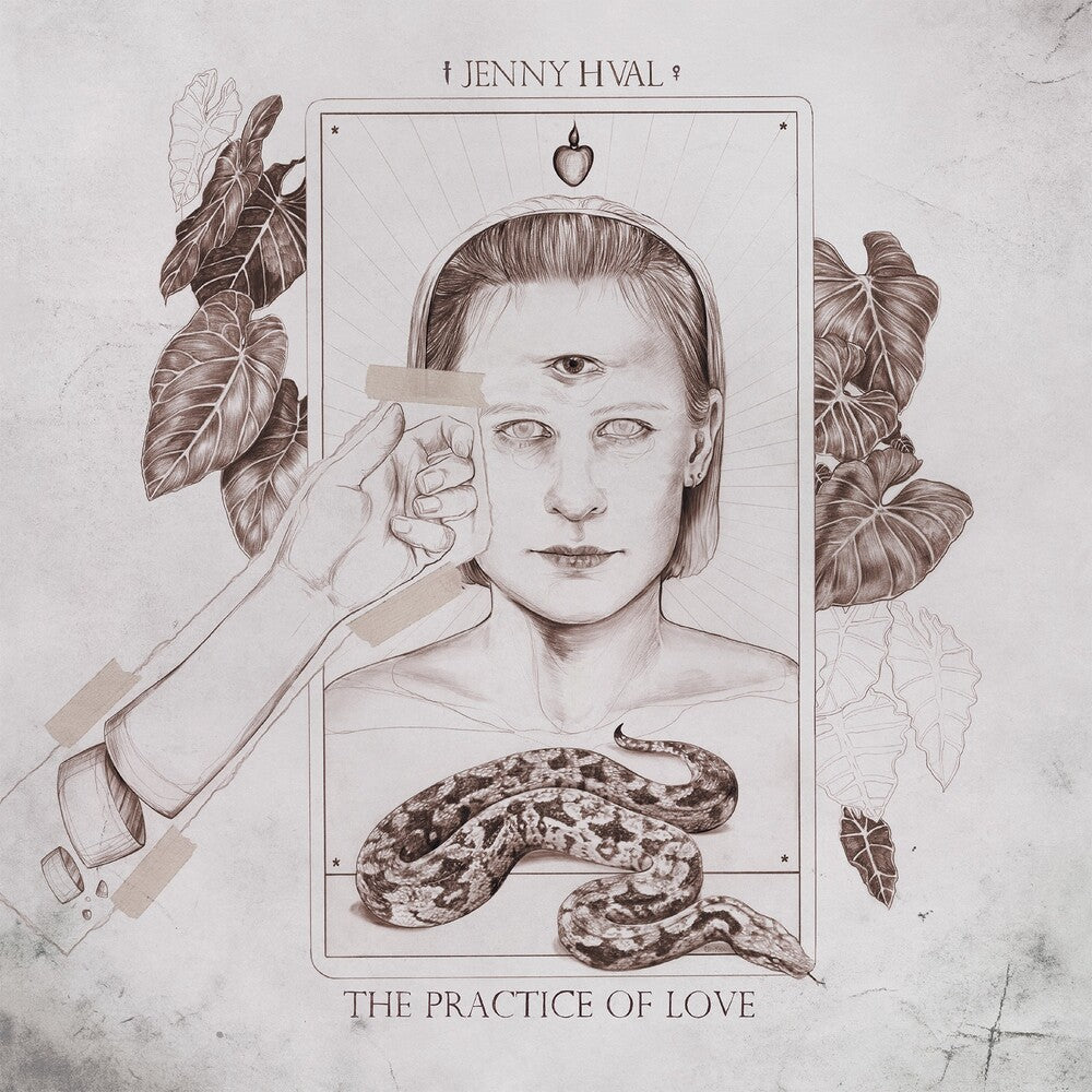 the album cover for Jenny Hval - The Practice of Love [Sand LP]