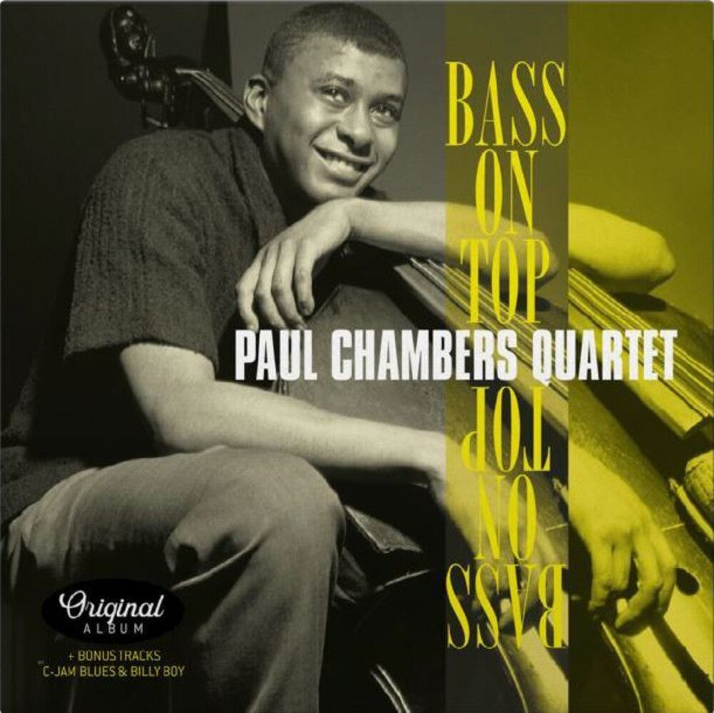 the album cover for Paul Chambers Quartet - Bass On Top