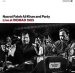 the album cover for Nusrat Khan Fateh Ali - Live At Womad 1985