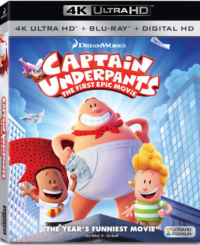 Captain Underpants: The First Epic Movie (4K Ultra HD)