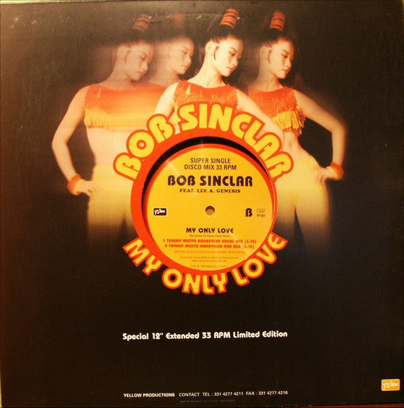 Bob Sinclar Feat. Lee A. Genesis* : My Only Love (12", Single, Ltd)