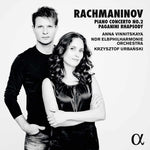 the album cover for Rachmaninov / Vinnitskaya / Urbanski - Piano Concert 2