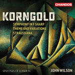 the album cover for Korngold / Sinfonia Of London / Wilson - Symphony in F Sharp