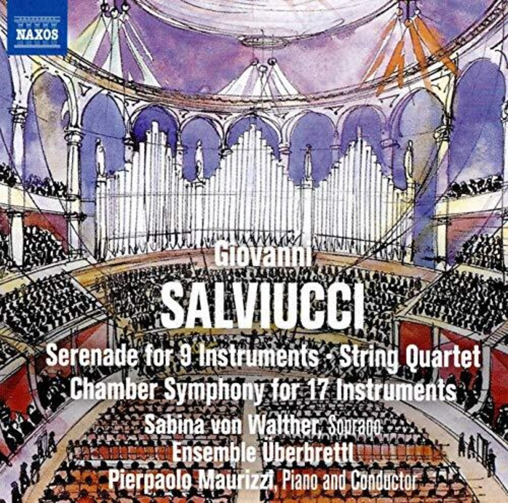the album cover for Salviucci / Walther / Maurizzi - Serenade for 9 Instruments
