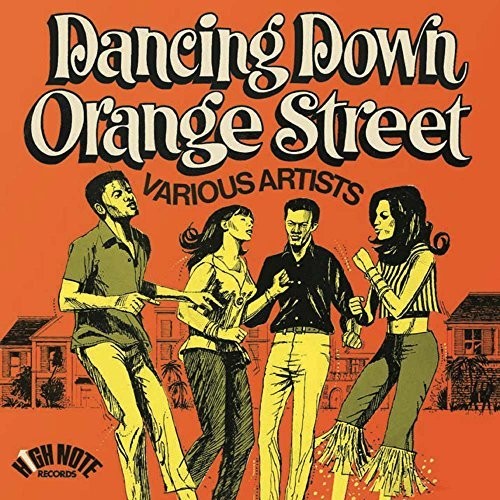 the album cover for Dancing Down Orange Street / Various - Dancing Down Orange Street