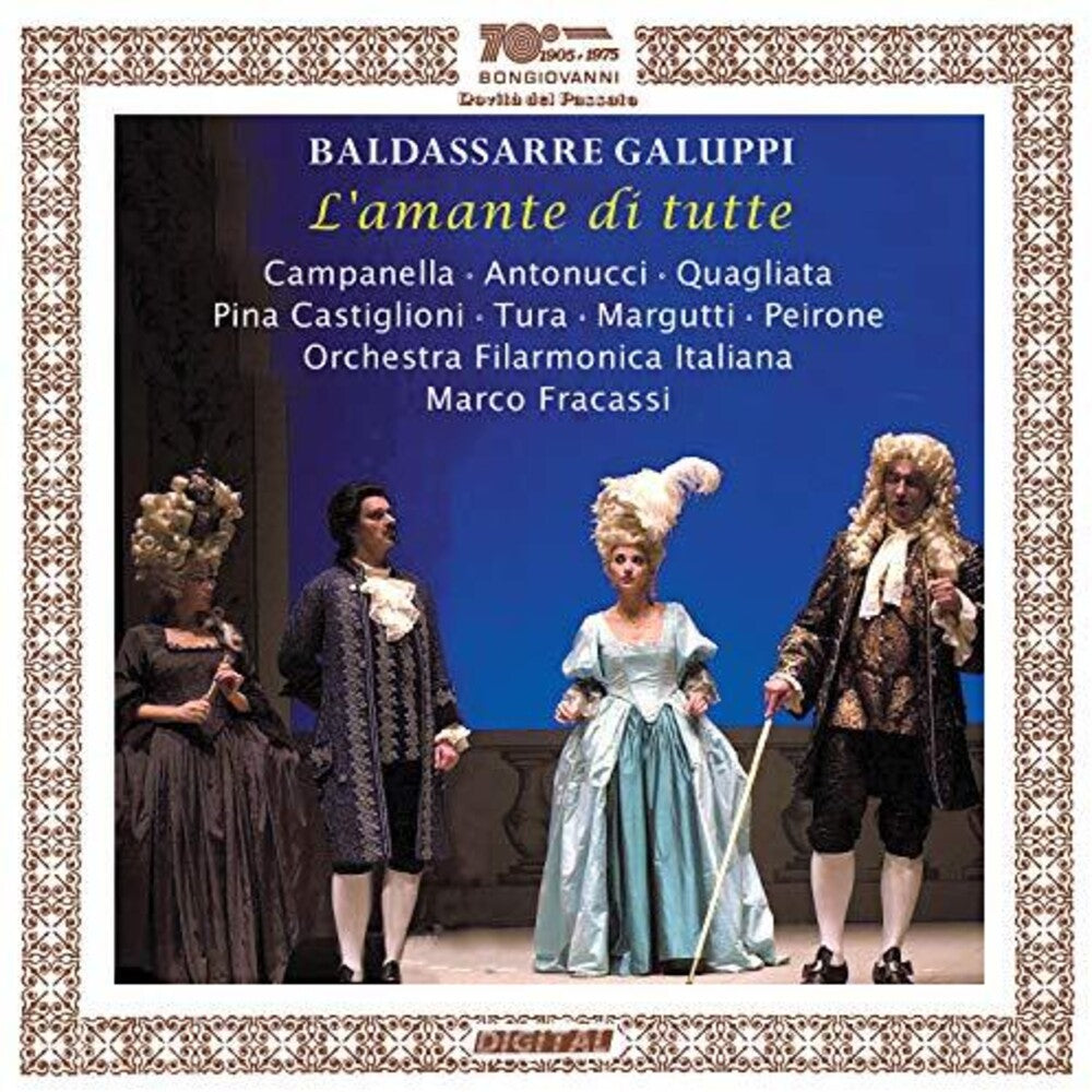 the album cover for Galuppi / Campanella / Frac - L'amante Di Tutte