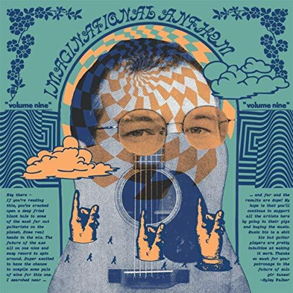 the album cover for Imaginational Anthem 9 Ryley Walker Presents / Va - Imaginational Anthem, Vol. 9: Ryley Walker Presents (Various Artists)