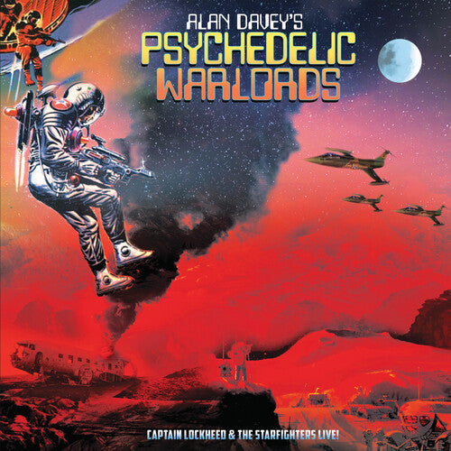 Alan Davey's Psychedelic Warlords - Captain Lockheed And The Starfighters Live! (CD)
