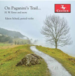 the album cover for Ernst / Scheid - On Paganini's Trail
