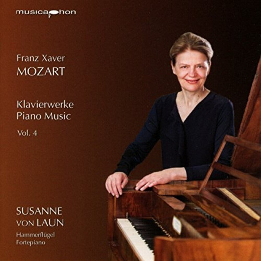 the album cover for Mozart / Laun - Piano Music 4